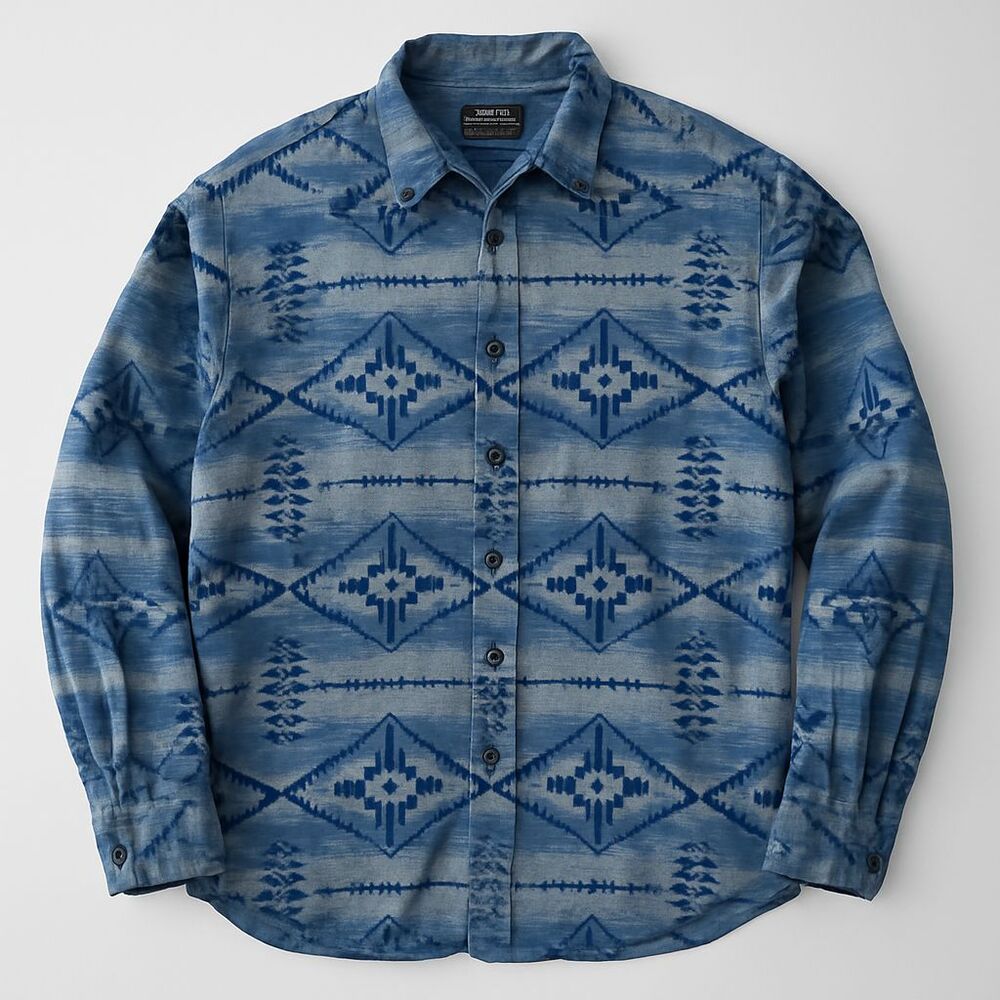 Pendleton Aztec Button Down Long Sleeve Shirt Jac… - image 1
